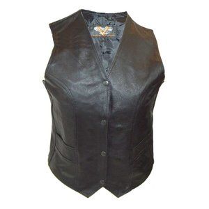 Ladies Plain Side Vest with Gun Pockets